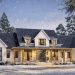 Grand Modern Farmhouse House Plan with 5 Beds, 3-Car Garage & Outdoor Kitchen – 3,500 Sq Ft | 5 Beds & 3.5 Baths