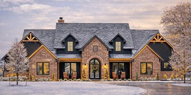 Transitional House Plan with Perfect Symmetry & Bonus Expansion – 4,032 Sq Ft | 4 Beds & 4.5 Baths