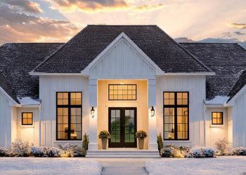 Transitional Style Home Plan #46507LA – 3,607 Sq Ft | 5 Beds & 5.5 Baths