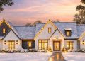 4-Bedroom Modern French Country House Plan with Private Master Wing – 2,674 Sq Ft | 2.5 Baths