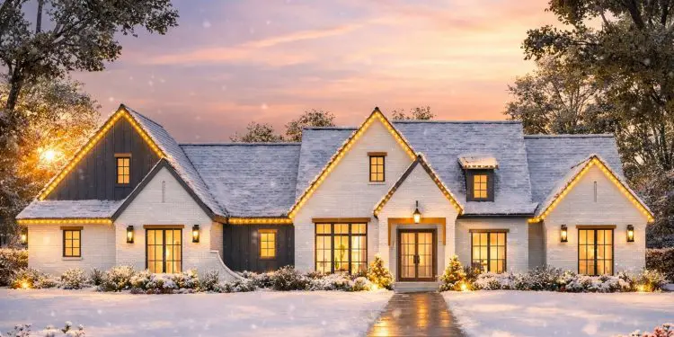 4-Bedroom Modern French Country House Plan with Private Master Wing – 2,674 Sq Ft | 2.5 Baths