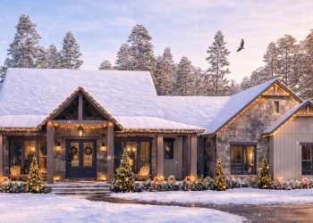 Modern Farmhouse Plan #041-00327 – 2,195 Sq Ft | 3 Beds & 2.5 Baths