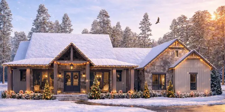 Modern Farmhouse Plan #041-00327 – 2,195 Sq Ft | 3 Beds & 2.5 Baths