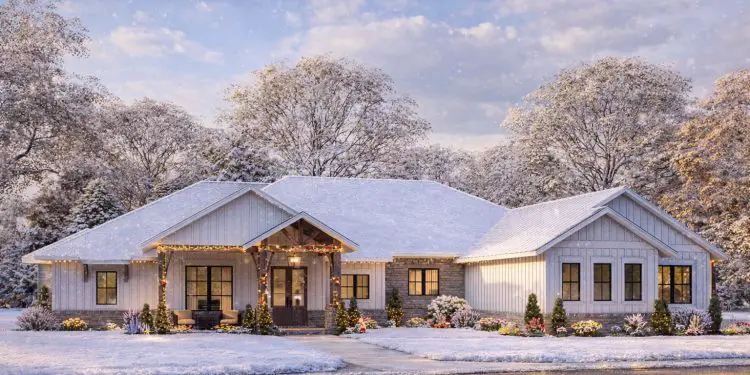 Craftsman Plan #041-00193 – 3,366 Sq Ft | 4 Beds & 3.5 Baths