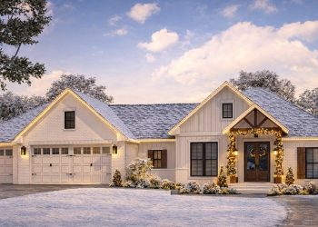 Modern Farmhouse Plan 041-00241 – 2,002 Sq Ft | 3 Beds & 2 Baths
