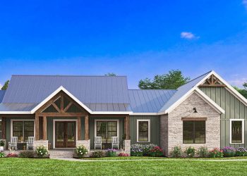 Modern Farmhouse Plan – 2,167 Sq Ft | 3 Beds & 2.5 Baths