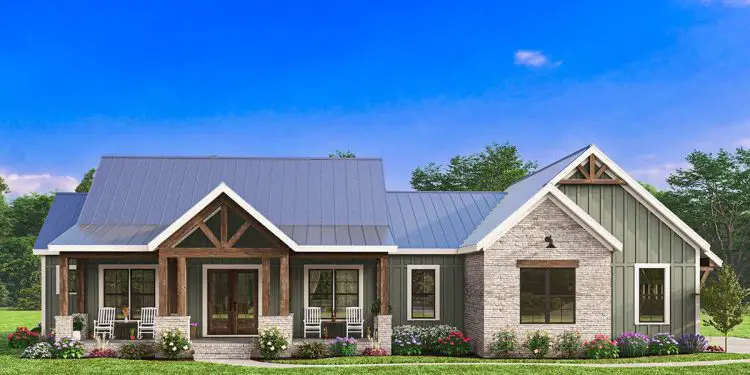 Modern Farmhouse Plan – 2,167 Sq Ft | 3 Beds & 2.5 Baths