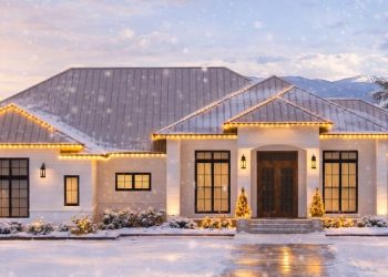 4-Bed Transitional House Plan with 3-Car Side Garage – 3,046 Sq Ft | 4 Beds & 4.5 Baths