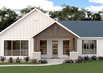 Modern Farmhouse Plan – 1,237 Sq Ft | 2 Beds & 2 Baths