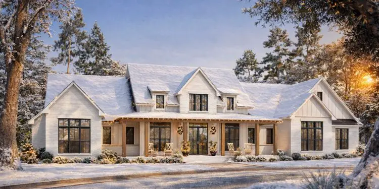 Modern Farmhouse Plan – 3,500 Sq Ft | 5 Beds & 3.5 Baths