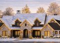 Transitional House Plan with Perfect Symmetry & Bonus Expansion – 4,032 Sq Ft | 4 Beds & 4.5 Baths