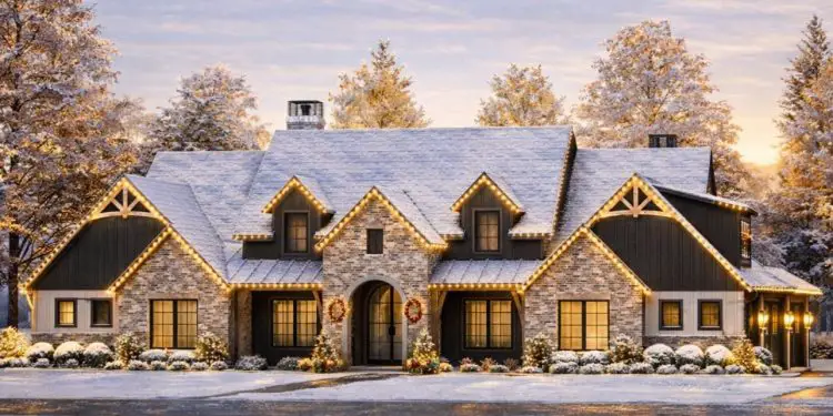 Transitional House Plan with Perfect Symmetry & Bonus Expansion – 4,032 Sq Ft | 4 Beds & 4.5 Baths