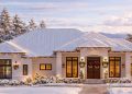 4-Bed Transitional House Plan with 3-Car Side Garage – 3,046 Sq Ft | 4 Beds & 3.5 Baths
