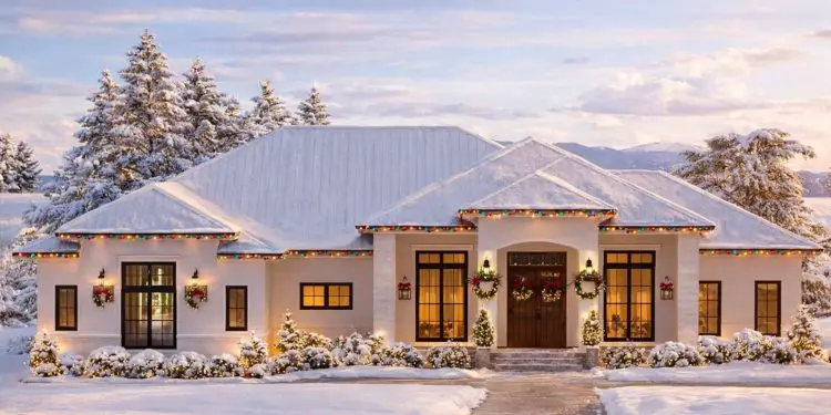 4-Bed Transitional House Plan with 3-Car Side Garage – 3,046 Sq Ft | 4 Beds & 3.5 Baths