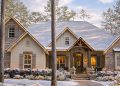 Craftsman House Plan with Rustic Exterior & Bonus Above Garage – 2,597 Sq Ft | 3–4 Beds & 2.5–3.5 Baths
