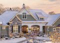 Hillside-Walkout Craftsman Home Plan with Sunroom Off Master Suite – 4,186 Sq Ft | 4–5 Beds & 5 Baths