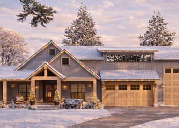 Barndominium Plan – 2,556 Sq Ft | 4 Beds & 2.5 Baths | 3-Car Garage