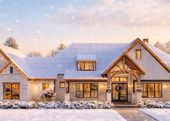 Expanded One-Level New American Craftsman House Plan with Home Office & Game Room – 4,090 Sq Ft | 4 Beds & 4.5+ Baths