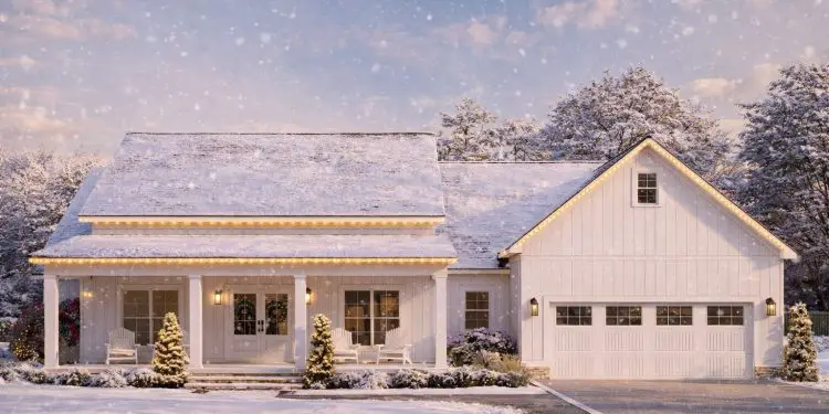 Modern Farmhouse Plan – 2,330 Sq Ft | 4 Beds & 3 Baths | Covered Porches