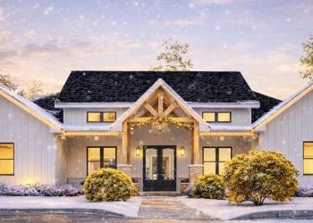 Spacious Modern Farmhouse House Plan – 2,390 Sq Ft | 4 Beds & 3.5 Baths | 3-Car Garage