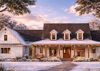 Modern Farmhouse with Split-Bedroom Layout & 3-Car Garage – 2,705 Sq Ft | 4 Beds & 3 Baths