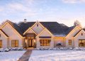 New American House Plan with Guest Suite and Office – 4,683 Sq Ft | 5 Beds & 5.5 Baths