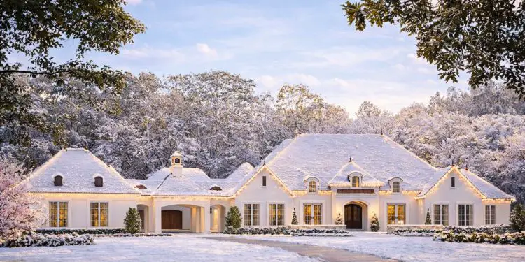 Luxurious 5-Bed House Plan with Porte-Cochere – 5,739 Sq Ft | 5 Beds & 5.5+ Baths