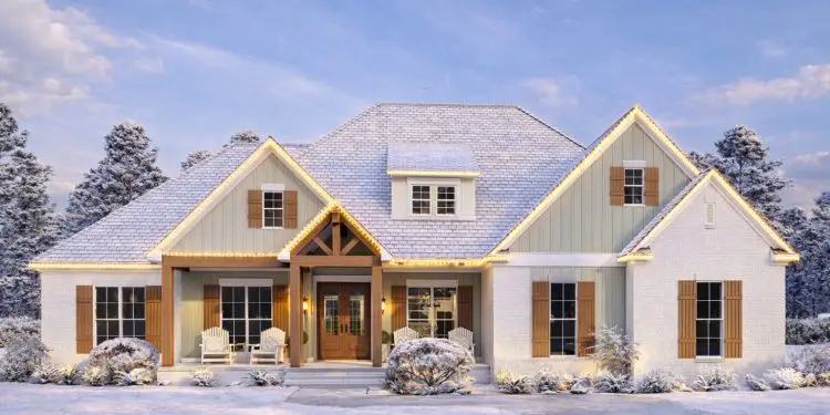 Modern Farmhouse Plan – 2,638 Sq Ft | 4 Beds & 3.5 Baths | Open One-Story Design