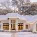 Transitional Country House Plan with Study and Private Owner’s Suite – 3,637 Sq Ft | 4 Beds & 4.5 Baths