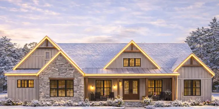 Spacious 2,492 Sq Ft Modern Farmhouse with 4 Bedrooms, 3.5 Baths, Office, and a Flexible 2–3 Car Garage