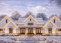 Showstopping 3,077 Sq Ft Modern Farmhouse with Multiple Porches, Bonus Suite, and a 2–3 Car Side-Entry Garage