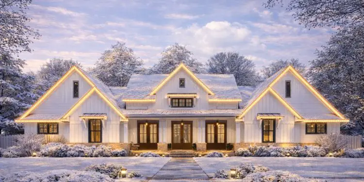 Showstopping 3,077 Sq Ft Modern Farmhouse with Multiple Porches, Bonus Suite, and a 2–3 Car Side-Entry Garage