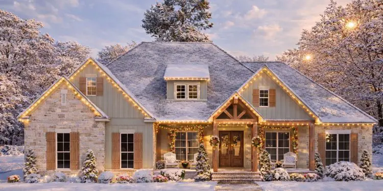 Modern Farmhouse Plan – 2,755 Sq Ft | 3–4 Beds & 3.5 Baths | Bonus Room, Mud Room & Covered Porches