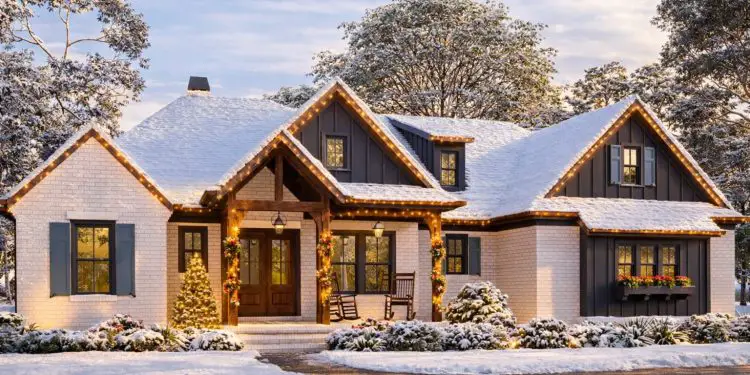 Modern Farmhouse Plan – 2,287 Sq Ft | 3–4 Beds & 2.5 Baths | Open Living & Bonus Space