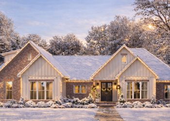 Modern Farmhouse Ranch Plan – 2,557 Sq Ft | 4–5 Bedrooms, 2.5–3.5 Baths, Bonus Room & 3-Car Garage