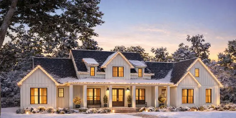 Modern Farmhouse Plan – 2,379 Sq Ft | 3 Beds & 3.5 Baths | Open One-Level Living