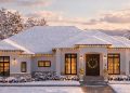 Modern Transitional House Plan – 3,046 Sq Ft | 4 Beds, 4.5 Baths & 3-Car Side Garage