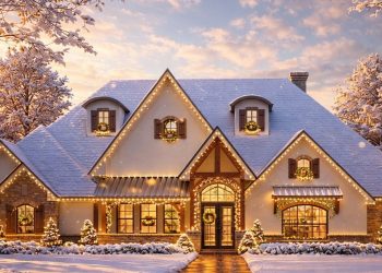 Hill Country House Plan with Outdoor Living Room & Fireplace – 3,553 Sq Ft | 4 Beds, 4 Full + 2 Half Baths & 3-Car Garage