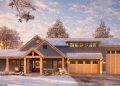 Single-Story 4-Bedroom Modern Farmhouse Plan with RV Garage – 2,556 Sq Ft | Bonus Room, Outdoor Kitchen & Fireplace