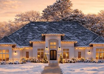 Spacious 5,038 Sq Ft Transitional Home with 5 Bedrooms, 3-Car Garage, and Elegant One-Level Living