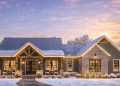 Modern Farmhouse Plan – 2,167 Sq Ft | 3 Beds, 2 Full + 1 Half Baths, Side Entry Garage & Open Layout
