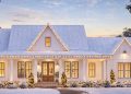 Modern Farmhouse Plan – 2,085 Sq Ft | 3 Beds, 2 Full + 1 Half Baths, Open Layout & Wrap-Around Porch