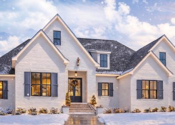 4-Bed Southern House Plan with Bonus Over Garage – 2,404 Sq Ft | Classic Style & Flexible Space