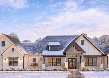 Expanded One-Level New American Craftsman House Plan – 4,090 Sq Ft | 4 Beds, 4 Baths + Game Room & Office