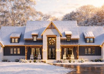 Modern Farmhouse Plan – 3,877 Sq Ft | 4 Beds, 3.5 Baths & 3-Car Garage