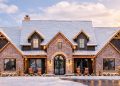 Perfectly Symmetrical Transitional Home Plan (4,032 Sq Ft) with Bonus Expansion, 4 Beds, 4.5 Baths, and 3-Car Garage