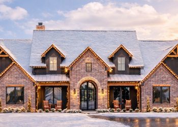 Perfectly Symmetrical Transitional Home Plan (4,032 Sq Ft) with Bonus Expansion, 4 Beds, 4.5 Baths, and 3-Car Garage