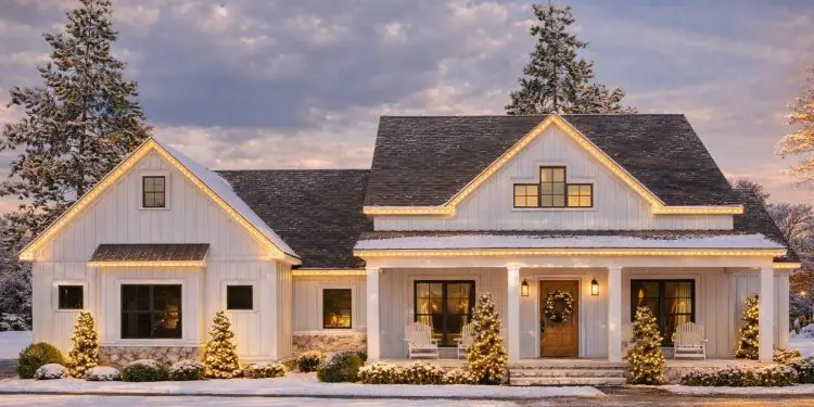 Modern Farmhouse Plan – 2,153 Sq Ft | 3 Beds, 2.5 Baths, Bonus Room & 2–3 Car Garage