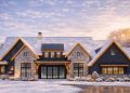 Elegant Transitional Farmhouse with Outdoor Fireplace (3,563 Sq Ft) — 4 Beds, 4.5 Baths, Game Room, Home Office, and 3-Car Garage