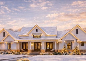 Modern Farmhouse with Three Fresh Air Spaces – 3,077 Sq Ft | 4 Beds, 3.5 Baths, Split Layout & Bonus Room